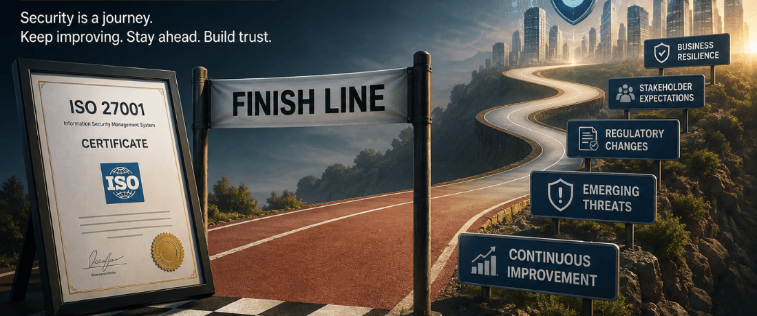Your ISO 27001 Certificate Isn’t the Finish Line Anymore