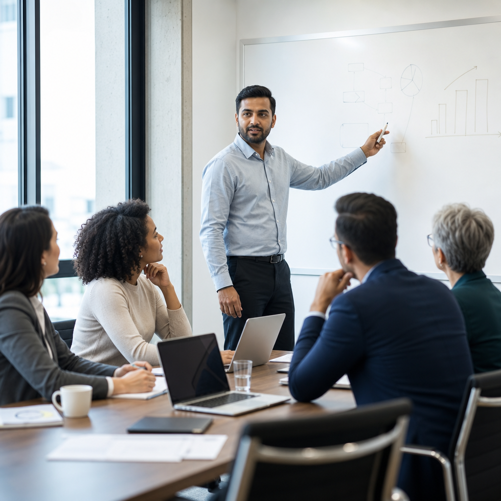 CMMI consulting and maturity assessment meeting